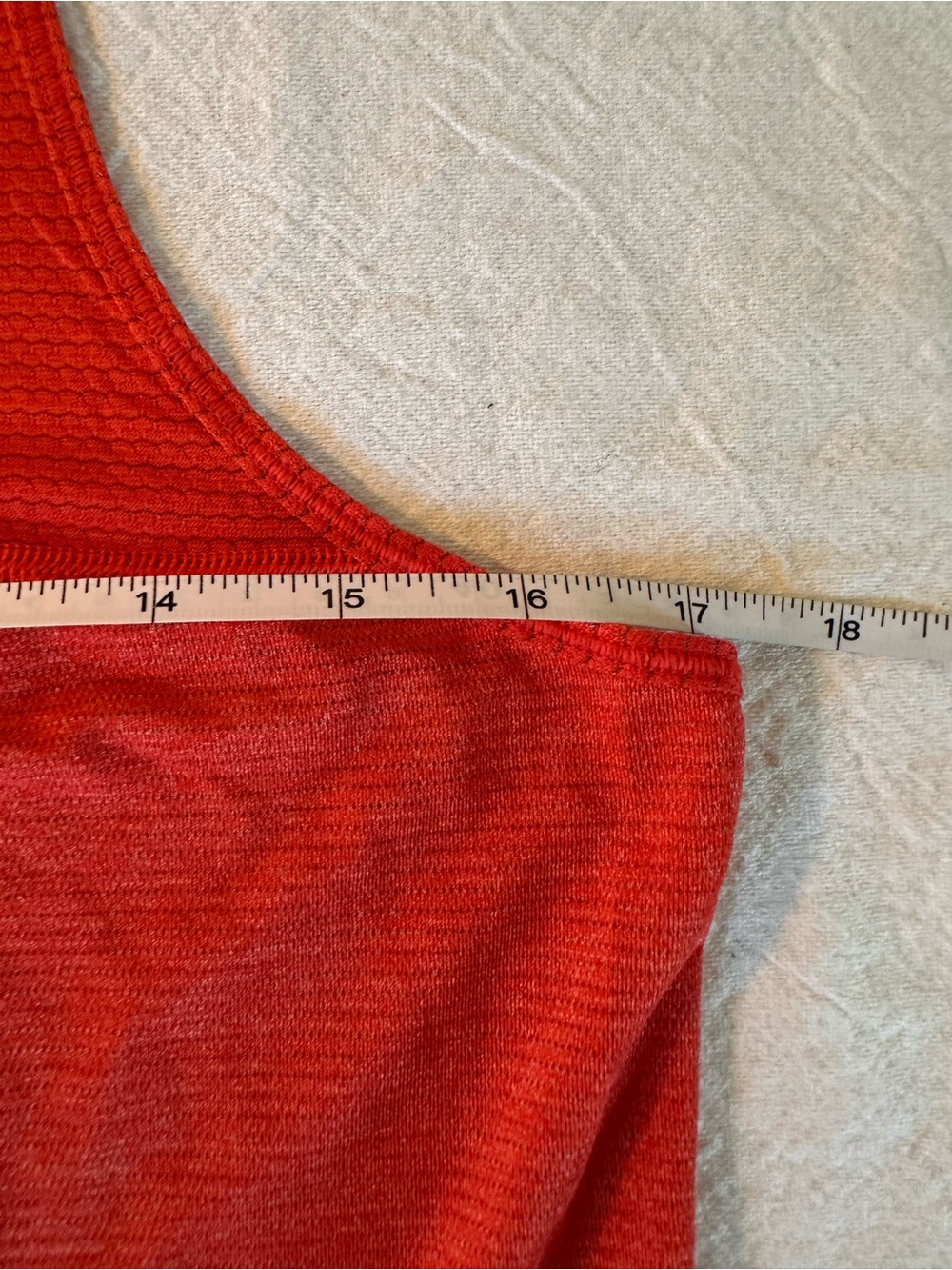 ⭐️ lululemon athletica S/M (8?) Red Racerback Camisole 17” -19” PTP - Picture 4 of 4